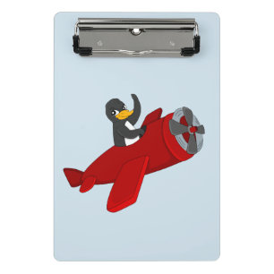 Mini Prancheta Miniprancheta de desenho de pinguim voador
