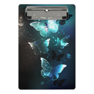Mini Prancheta Mint Night Butterflies