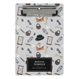 Mini Prancheta Mistério Crianças Secretas Agente Espião Tema do D