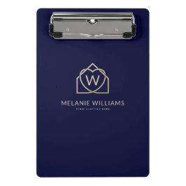 Mini Prancheta Modern Real Estate Promotional Realtor Logo