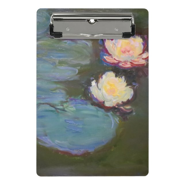 Mini Prancheta Monet Water Lily Lily Pond Waterlily Painting (Frente)