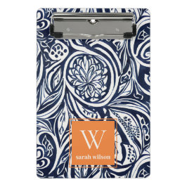 Mini Prancheta Monograma Botânico Classe de Abstrato de Poeira de