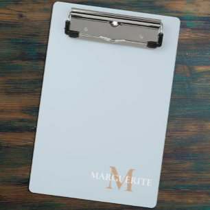 Mini Prancheta Monograma de Nome Personalizado