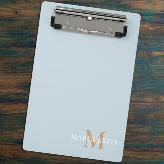 Mini Prancheta Monograma de Nome Personalizado (Criador carregado)