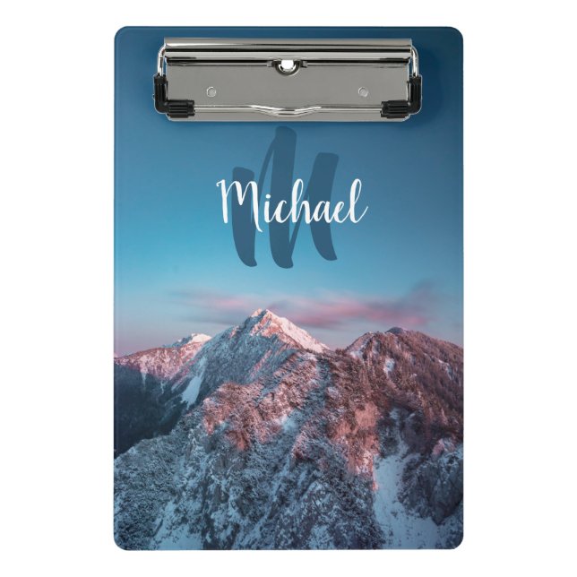 Mini Prancheta Monograma do céu magnético Storžič Eslovênia (Frente)