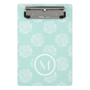Mini Prancheta Monograma Plantação da felicidade Pastel Succu
