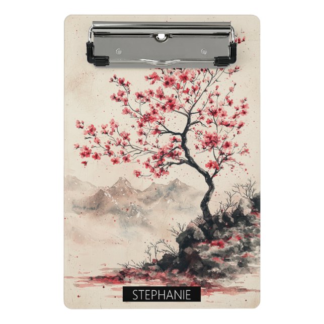 Mini Prancheta Montanha Serenidade Crimson Sakura (1) (Frente)