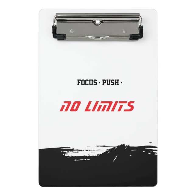 Mini Prancheta Motivational Fitness White (Frente)