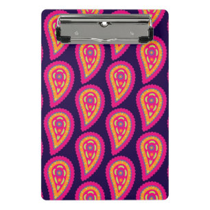 Mini Prancheta Motivo Floral Boho Rosa