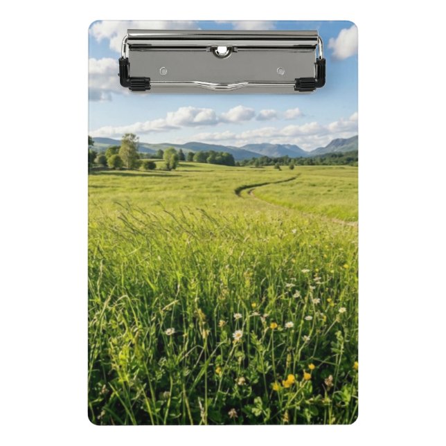 Mini Prancheta ​Mountain View Green Valley Scenic Clipboard (Frente)