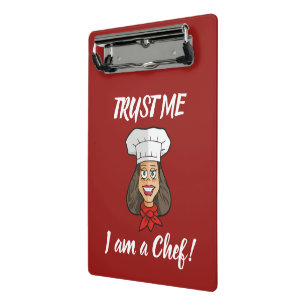 Mini Prancheta Mulher Chef
