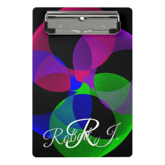 Mini Prancheta Multi Color Fusion Geometric Mini Clipboard