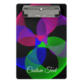 Mini Prancheta Multi Color Fusion Geometric Mini Clipboard