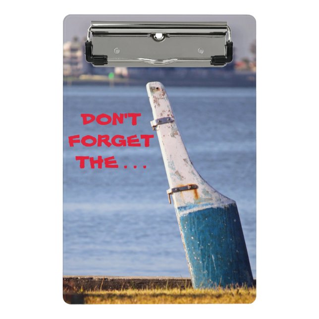 Mini Prancheta Não se esqueça... (Frente)