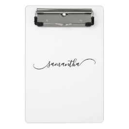 Mini Prancheta Nome da Assinatura de Troca Curva Clássica