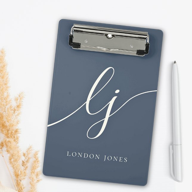 Mini Prancheta Nome de Script Mínimo Profissional de Iniciais do  (Criador carregado)