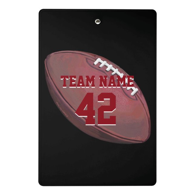 Mini Prancheta Nome do jogador no futebol pintado (Verso)