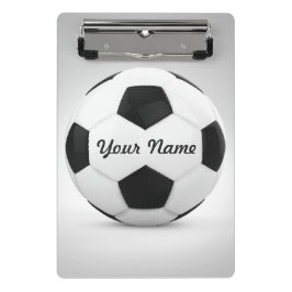 Mini Prancheta Nome personalizado da bola de futebol