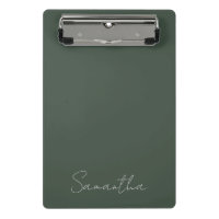 Nome Personalizado Elegante Azul Verde