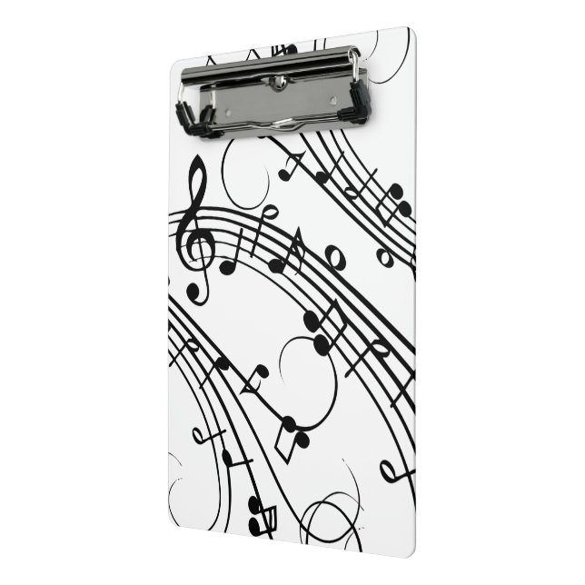 Mini Prancheta Notas Musicais Elegantes (Angulado2)