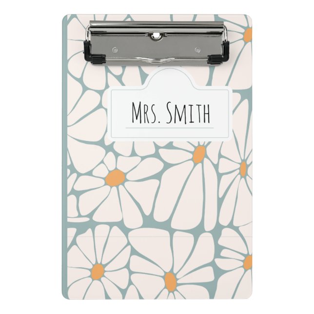 Mini Prancheta Notebook de professor personalizado - professor de (Frente)