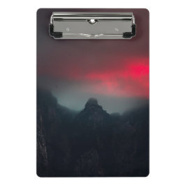 Mini Prancheta Nuvens a arder, nevoeiro e montanhas