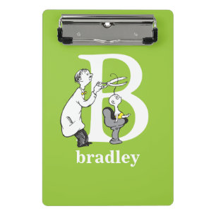 Mini Prancheta O ABC do Dr. Seuss: Letra B - Branco Adicione se