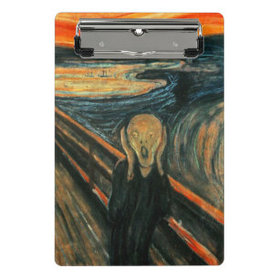 Mini Prancheta O Abstrato de Arte Moderna do Gritar Munch
