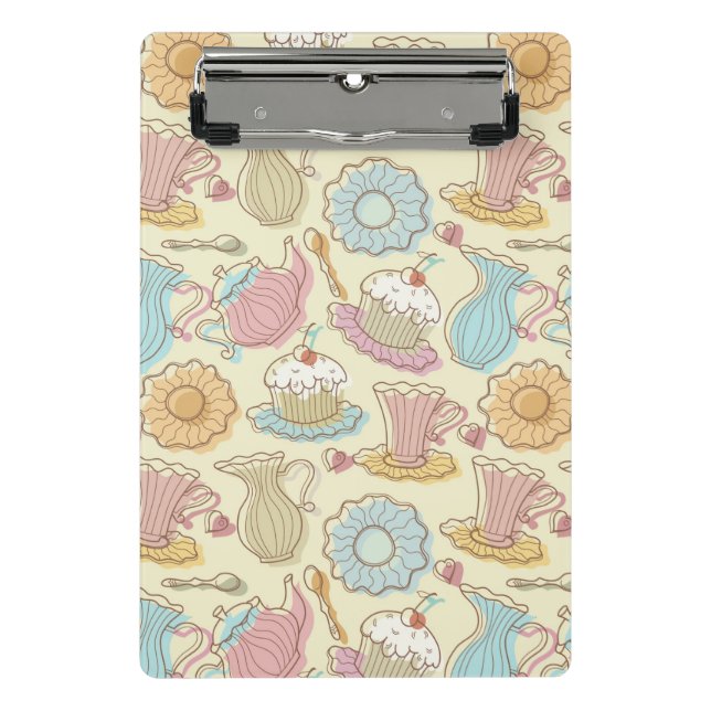 Mini Prancheta O desenho da mão torna côncavas silhuetas (Frente)