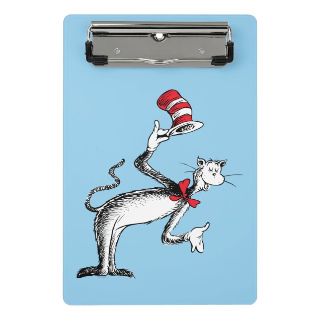 Mini Prancheta O Gato no Chapéu Faz Uma Reverência (Frente)