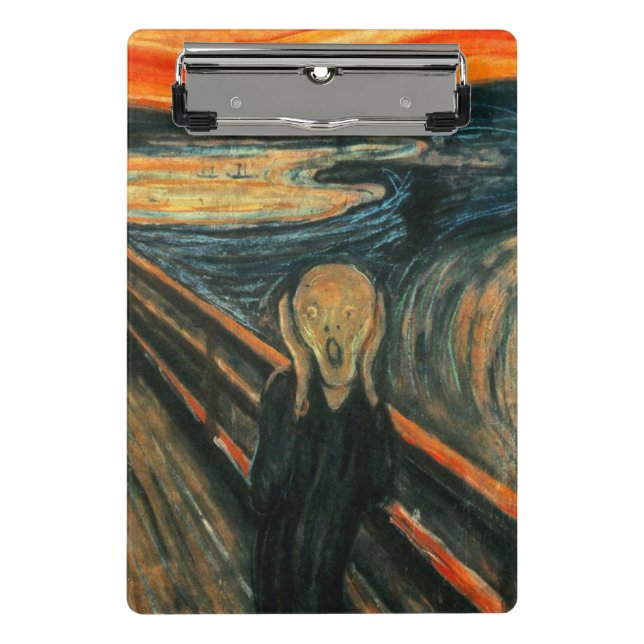 Mini Prancheta O Gritar Edvard Munch Modern Expressionist Art (Frente)