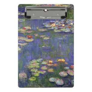 Mini Prancheta Obra-Prima de Monet Ninféias Pintura