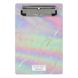 Mini Prancheta Opala Iridescente Holográfica | Personalizado