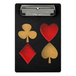 Mini Prancheta Os quatro naipes, personalizados