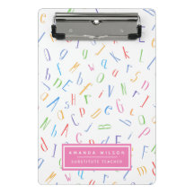 Padrão alfabético - professor substituto/professor