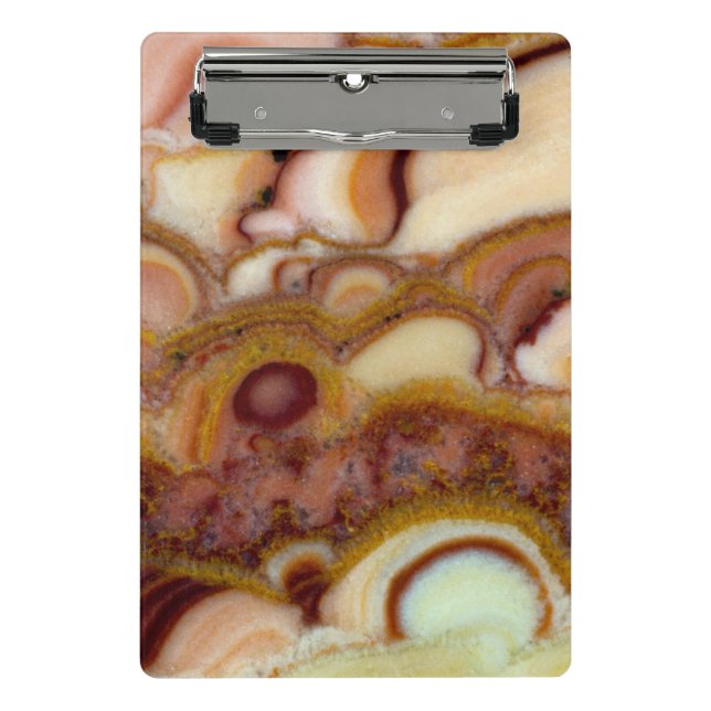 Mini Prancheta Padrão Círculo Da Pedra Onyx (Frente)