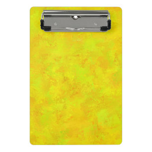 Mini Prancheta Padrão de Abstrato Verde Laranja Amarelo