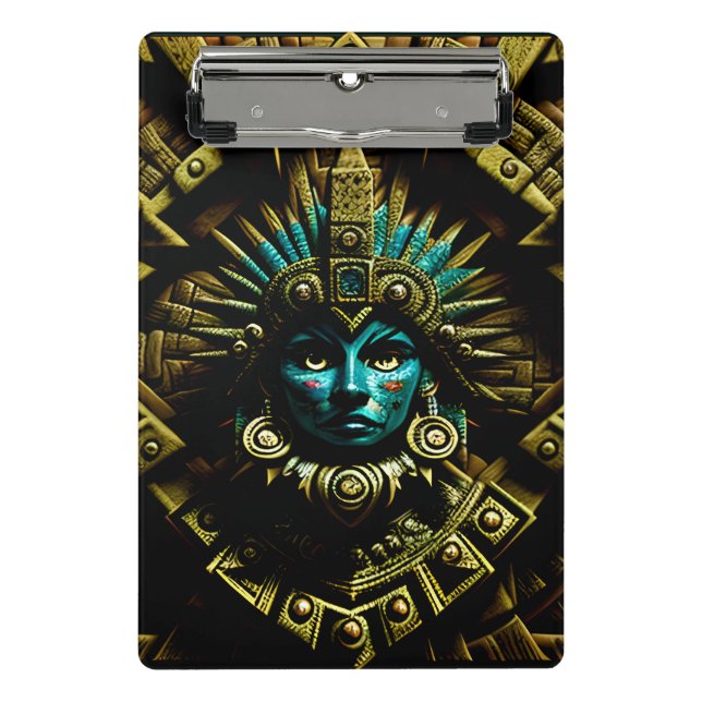 Mini Prancheta Padrão de Design Aztec Dois (Frente)