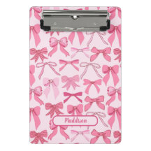 Padrão de laço rosa encantador