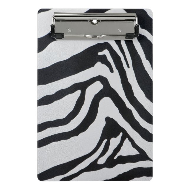 Mini Prancheta Padrão de listras de zebra (Frente)