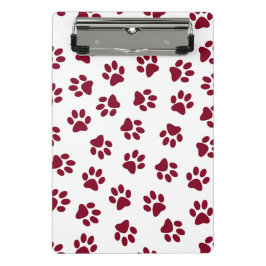 Mini Prancheta Padrão De Patas, Patas Cachorros, Patas Turvas