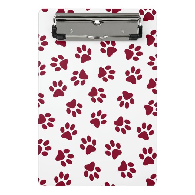 Mini Prancheta Padrão De Patas, Patas Cachorros, Patas Turvas (Frente)