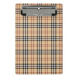 Mini Prancheta Padrão de Tartan Escocês