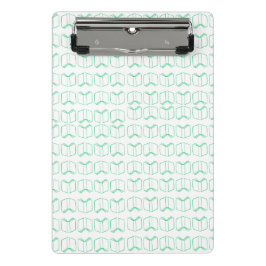 Mini Prancheta Padrão do livro 2 pasta do bolso