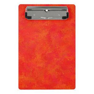 Mini Prancheta Padrão Red Orange Abstrato