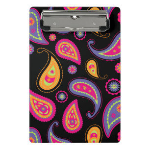 Mini Prancheta Padrão sem falhas Colorir Paisley