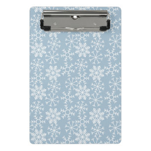 Mini Prancheta PADRÃO SNOWFLAKS de inverno e suas ideias