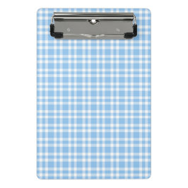 Mini Prancheta Padrão Xadrez Azul Branco