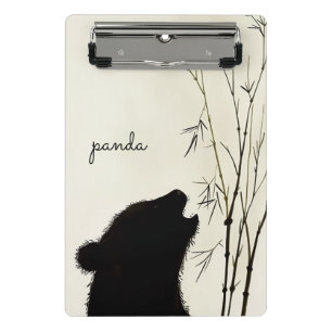 Mini Prancheta Panda Silhouette