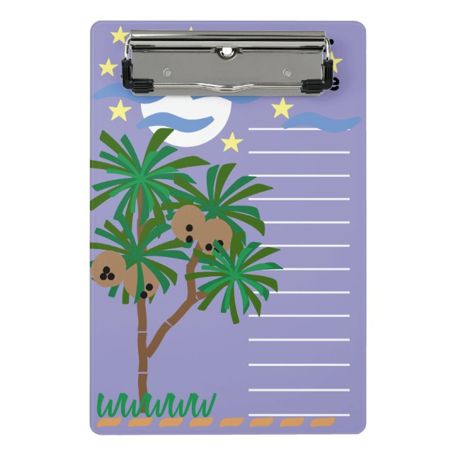 Mini Prancheta Papel de carta "Símbolos Abstrato" (Frente)